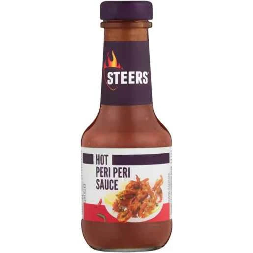 STEERS HOT PERI PERI SAUCE 375ML