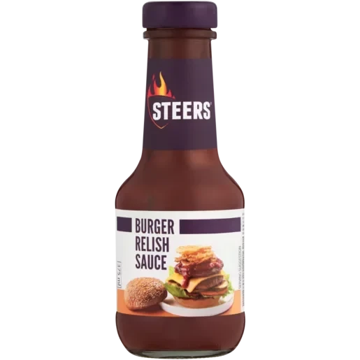 STEERS BURGER RELISH SAUCE 375ML