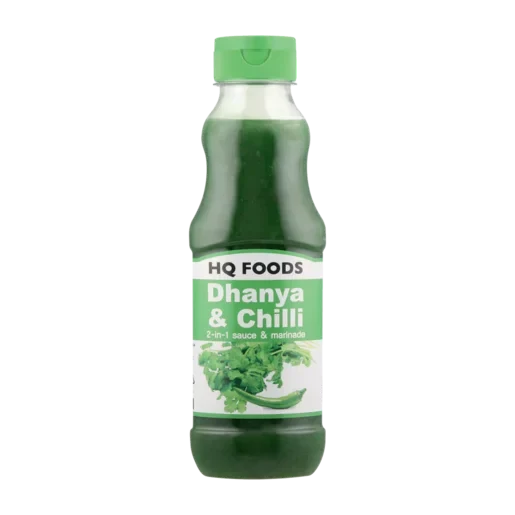 HQ DHANIYA/CHILLI SAUCE & MARINADE 500ML