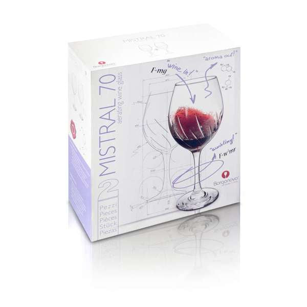 Mistral Wine Aerating Stem 700ml (6) - Chefs Kiss