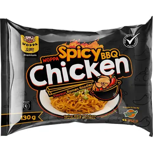 WOPPA SPICY BBQ CHICKEN 130GM