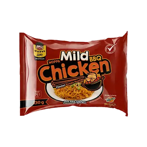 WOPPA MILD BBQ CHICKEN 130GM