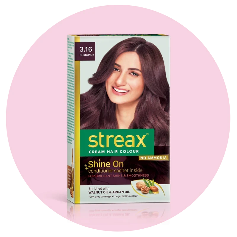 STREAX CREAM HAIR COLOUR BURGUNDY