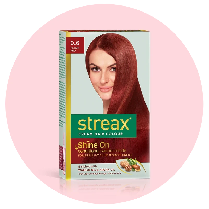 STREAX CREAM HAIR COLOUR FLAME RED