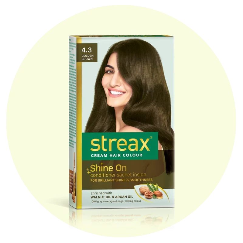 STREAX CREAM HAIR COLOUR GOLDEN BROWN