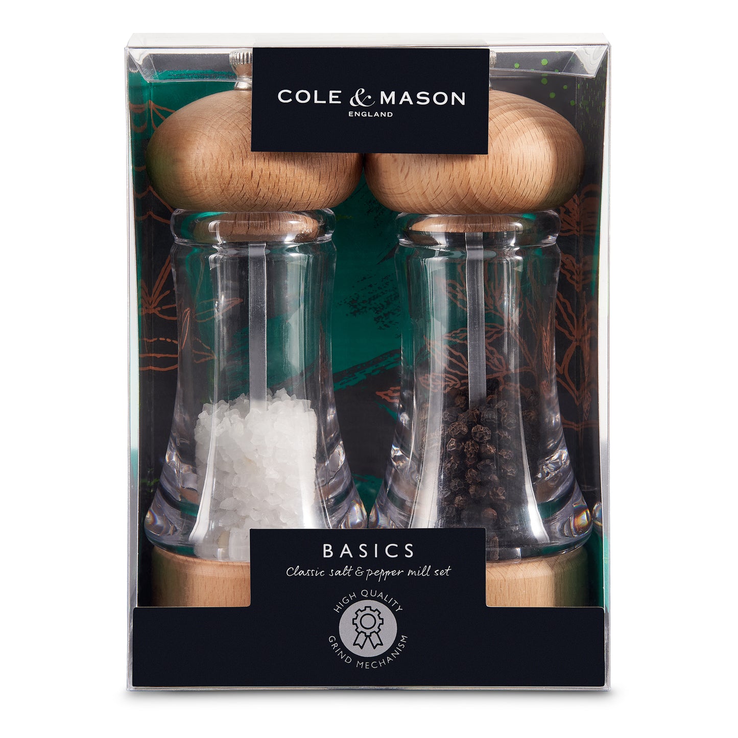 Cole & Mason Basics Salt & Pepper Gift Set - Chefs Kiss