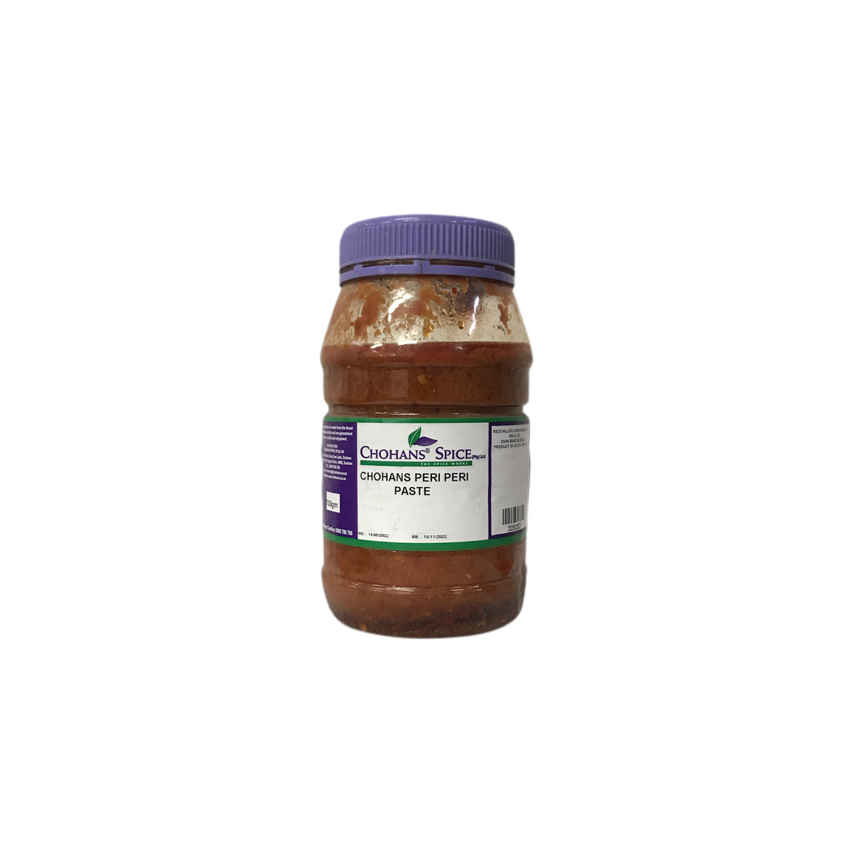 Chohans Peri Peri Paste 700g