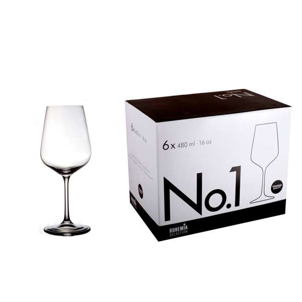 Bohemia No.1 Wine Glass 480ml(6) - Chefs Kiss