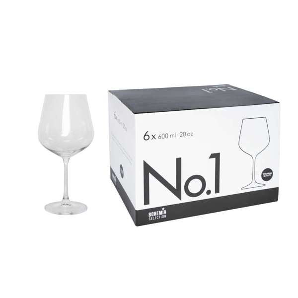 Bohemia No. 1 Wine Glass 600ml (6) - Chefs Kiss