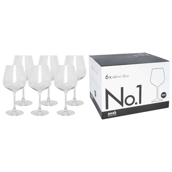 Bohemia No. 1 Wine Glass 600ml (6) - Chefs Kiss