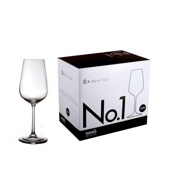 Bohemia No. 1 Wine Glass 360ml (6) - Chefs Kiss