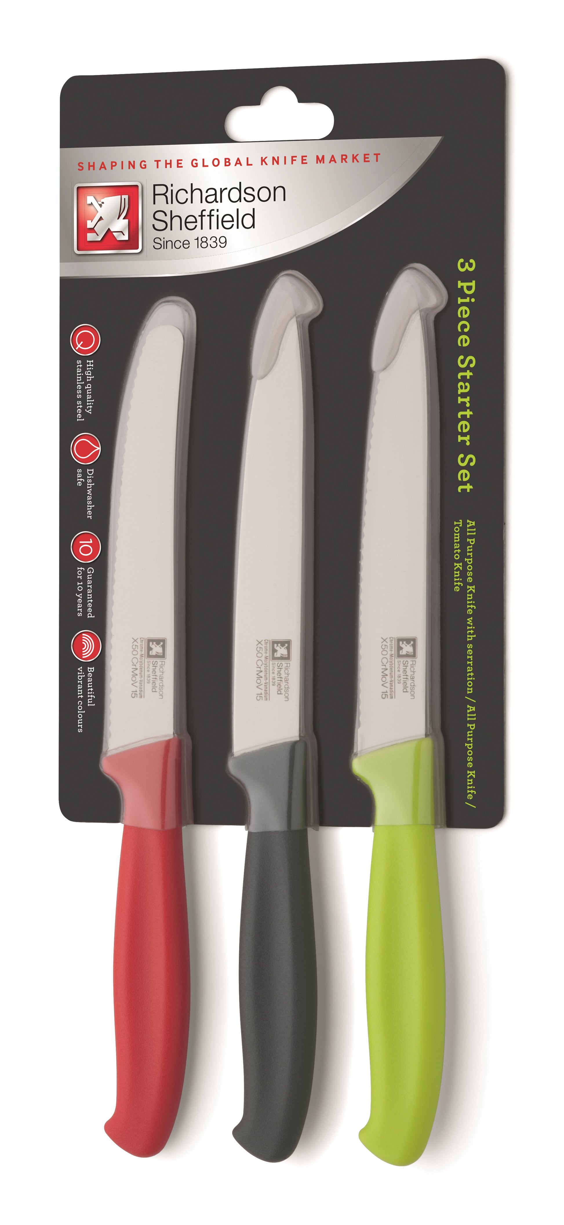 Richardson Sheffield R400 Utility Knife Set (3 PCE) - Chefs Kiss