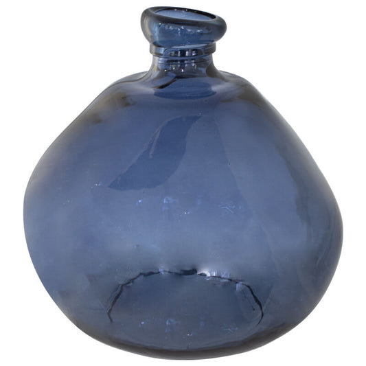 Steel Blue Mod Vase 33cm