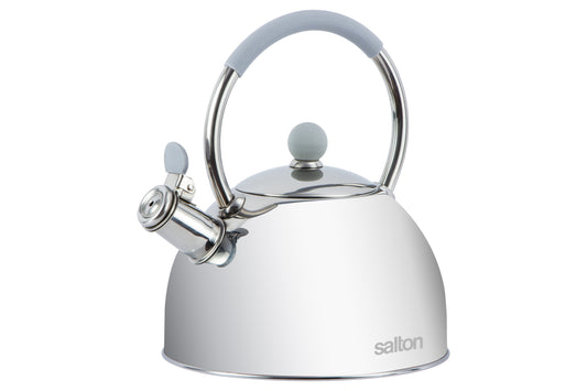 Salton Whistling Stove Top Kettle Silver - Chefs Kiss