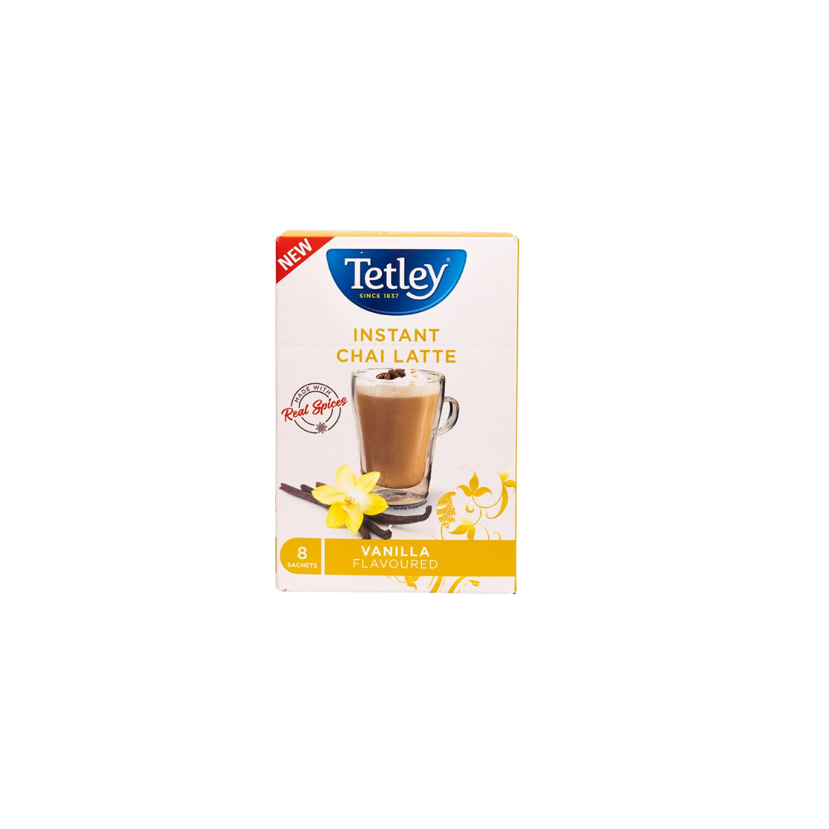 TETLEY INSTANT CHAI LATTE VANILLA 176GM