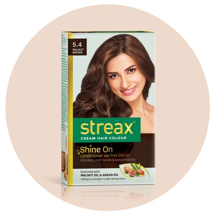STREAX CREAM HAIR COLOUR WALNUT BROWN