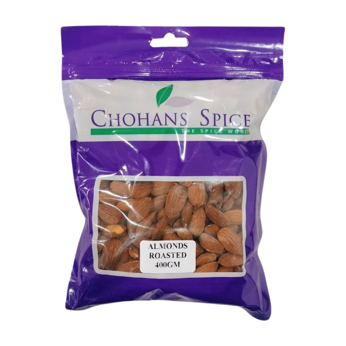 ROASTED ALMONDS 400GM
