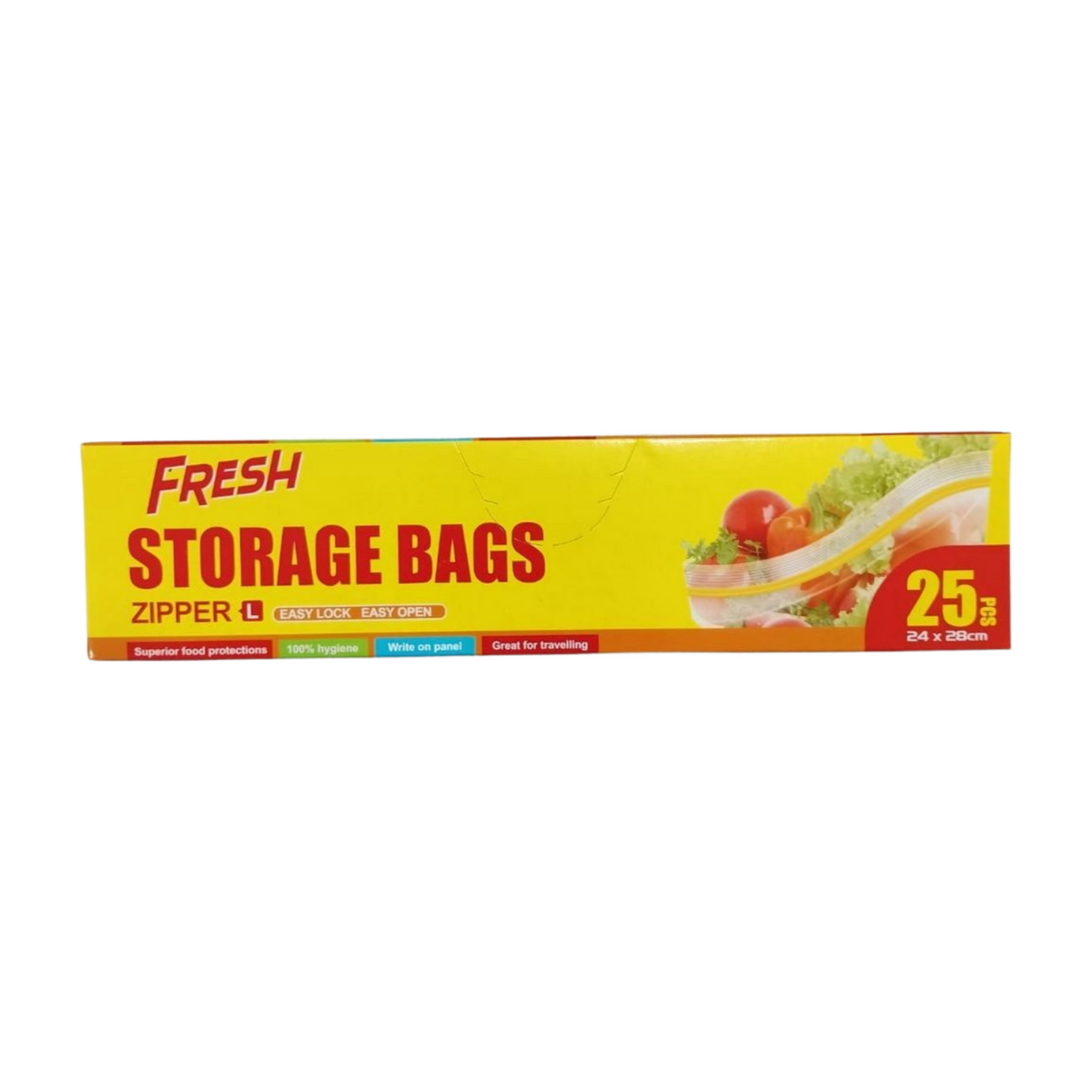 FRESH STORAGE BAGS 24CM x 28CM 25'S