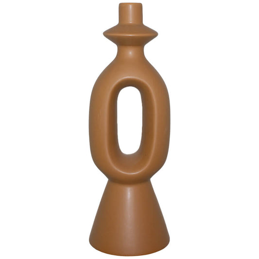Minimalist brown candle holder 40cm