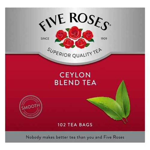 5 ROSES TEA BAGS 250GM