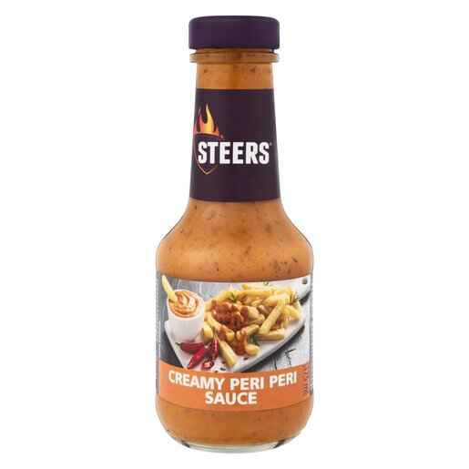 STEERS CREAMY PERI PERI SAUCE 375ML