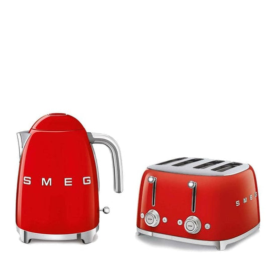 Smeg Kettle & 4 Slice Toaster Set - Chefs Kiss