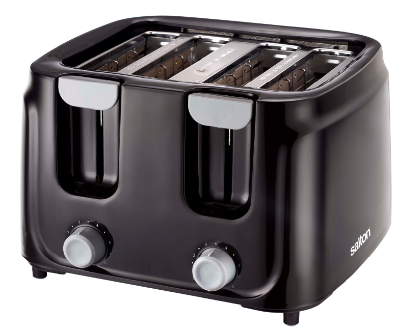 ST4S-00 Salton Cool Touch 4 Slice Toaster Black